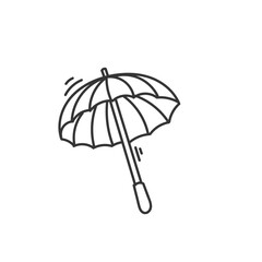 Wall Mural - doodle umbrella illustration sketch