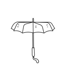 Wall Mural - doodle umbrella illustration sketch