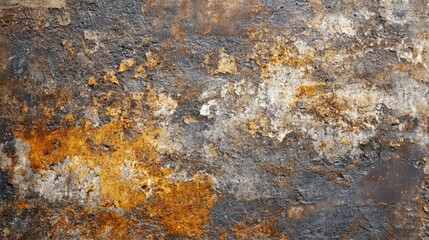 Aufkleber - Textured dark cement surface with rust and grime for industrial or urban backgrounds