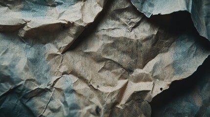 Aufkleber - Wrinkled and Stained Vintage Paper Texture for Background or Artistic Use