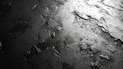 Aufkleber - Grungy concrete surface with uneven texture and dark tones ideal for backgrounds and abstract design projects