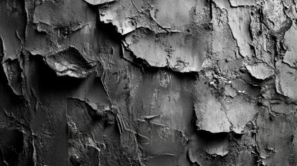 Aufkleber - Grungy cracked concrete wall texture with weathered paint layers ideal for backgrounds and artistic designs.