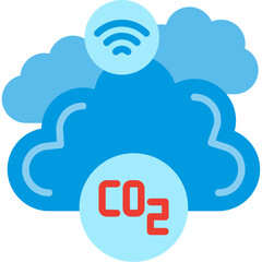 Wall Mural - Co2 Icon