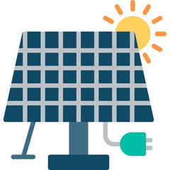 Wall Mural - Solar Panel Icon