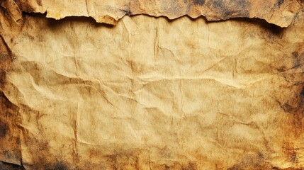 Poster - worn vintage paper texture with creases and aged stains for backgrounds or graphic design projects