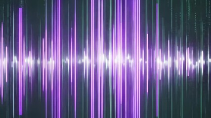 Poster - exploring the visual representation of sound waves in digital media creations