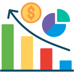 Canvas Print - Pie Chart Icon