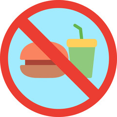 Poster - No Food Icon