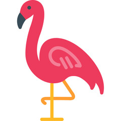 Sticker - Flamingo Icon