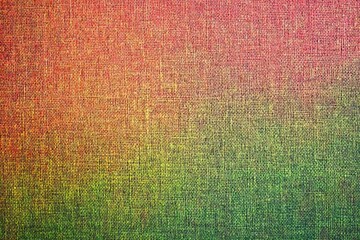 Poster - Grainy gradient orange green pink textile texture.
