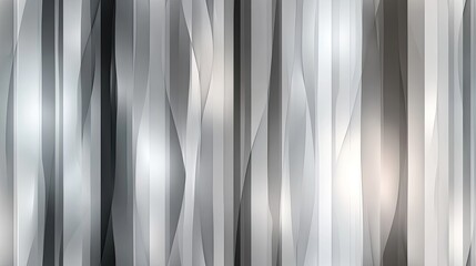Poster - This high-resolution wallpaper features a light gray vertical pattern with subtle lines on a white background, ideal for modern interiors SEAMLESS PATTERN