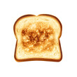 © PNG Vault - Perfectly toasted slice of bread with golden-brown texture