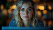 © tonpreecha - Mixed reality Online Meeting focused on professional development, achievement rewards, and a cheerful audience celebrating success
