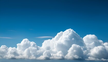 Aufkleber - blue sky and clouds with copy space for add text. clouds and blue-sky background.