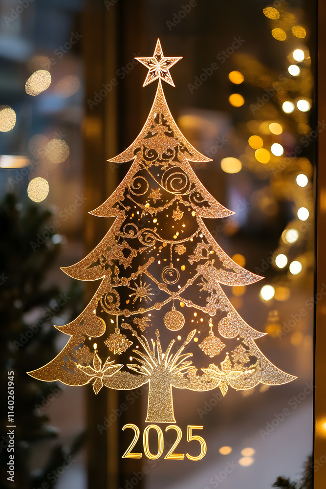 Elegant Christmas Tree Decoration for 2025 with Glittering Ornaments ...