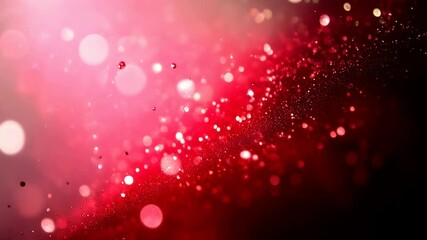Wall Mural - abstract red glitter background. generative video ai technology.