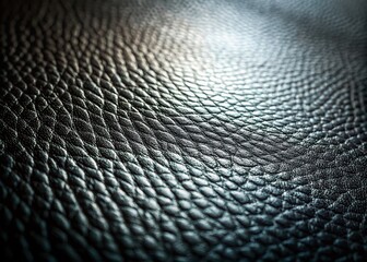 Wall Mural - Black Leather Texture Minimalist Photography: Abstract Dark Background, Smooth Surface, Stylish Design