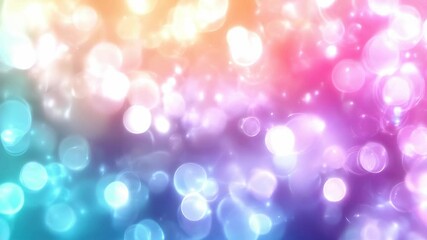 Wall Mural - defocused abstract colorful sparkle glitter lights background. generative video ai technology.