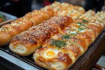 Canvas Print - Gyeran bbang an iconic South Korean street food consists of flour sugar and eggs as seen in Myeong dong