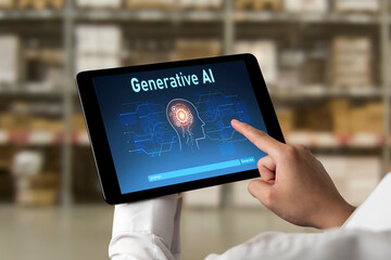 Poster - generative ai virtual assistant tools for prompt engineer and user for ease of engage artificial int
