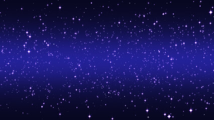 Wall Mural - abstract blue space shiny twinkle stars and particles background,science and christmas and holiday social media design element