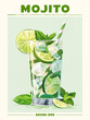 © TAlex - Mojito Cocktail Poster Havana 1890