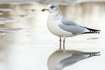 Wall Mural - Shoreline Sentinel, Seagull