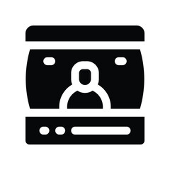 teleport icon. vector glyph icon for your website, mobile, presentation, and logo design.