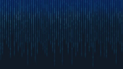 Poster - Abstract digital background with falling binary code  representing data flow and technology.
