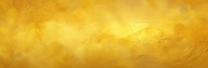 Aufkleber - A golden yellow background with soft, textured brush strokes, creating an elegant and luxurious feel. Perfect as a backdrop or wallpaper for various design projects