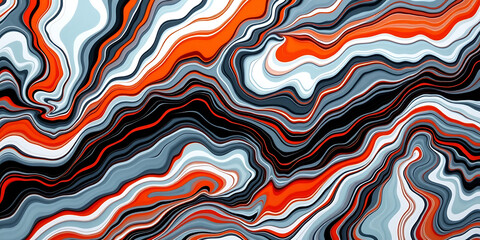 Wall Mural - Flowing Ink Trails - Dynamic ink streams swirling through a marble-like texture. backdrop background digital art crisp oilpinting minimalist sharp details funny background copyspace
