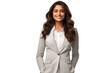© Mary - Smiling indian business women in suits on transparent background. Women in business attire. Rich men. Business manager. Startup boss. Indian women. American woman. Isolated image. Png. India. PNG cut.