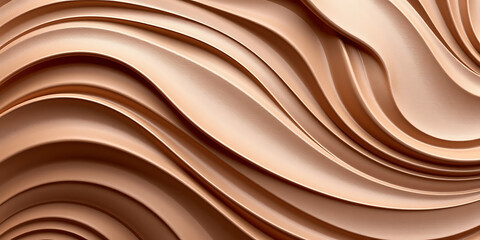 Wall Mural - Mocha Mousse Gradient Abstract Art - Trendy and versatile. backdrop background digital art crisp oilpinting minimalist sharp details funny background copyspace