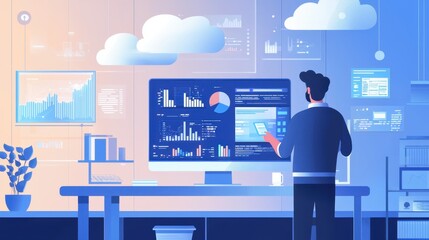 Poster - Data Analyst Using Cloud Computing Tools to Process Information and Visualize Analytics in Modern Workspace