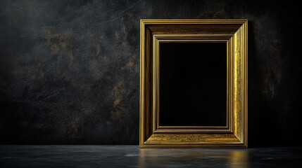 Poster - Elegant Vintage Frame on Dark Background for Artistic Display