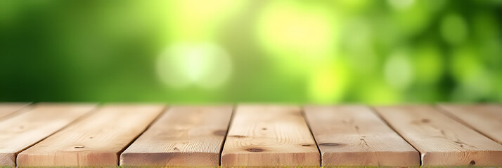Aufkleber - Real wood table top with blurred leaf pattern serves as a versatile background for product displays and design visuals._00002_