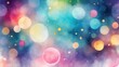© Olga - watercolor background, Vibrant watercolor bokeh background with colorful circles and soft blurred effects in an artistic style