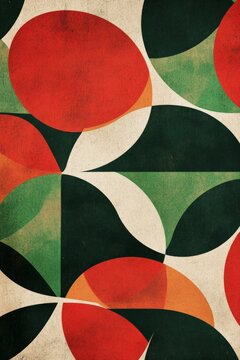 Green Abstract Layers Background