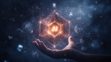 Poster - Harnessing the Power of Artificial Intelligence Through Technology and Creativity in a Futuristic Digital Landscape