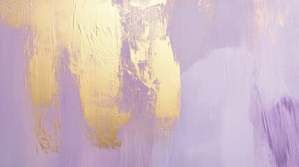 Poster - Golden abstract paint texture studio digital art contemporary close-up artistic expression