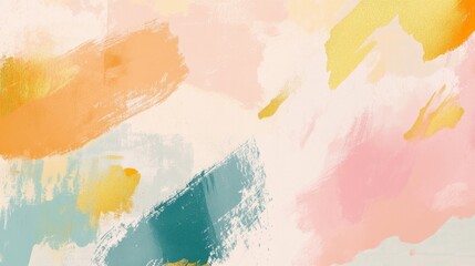 Poster - Creative abstract art inspiration studio digital artwork colorful palette bird's eye view artistic expression