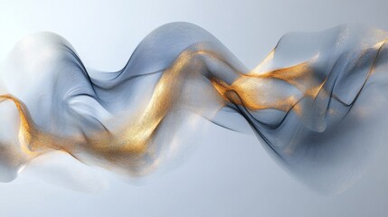 Poster - Dynamic flowing waves of colorful patterns abstract art digital creations modern environment artistic viewpoint visual inspiration
