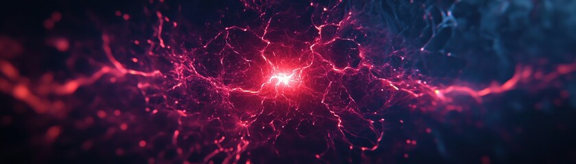 Aufkleber - Abstract energetic background with vibrant lights and intricate patterns.