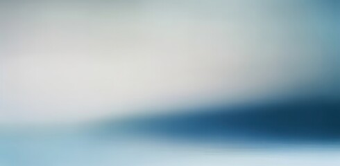 Poster - soft blurred image featuring cool tones of blue and white creating a serene and abstract atmosphere.