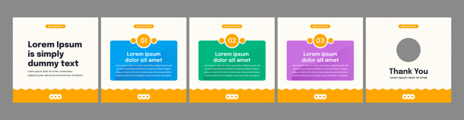 editable carousel template for social media posts