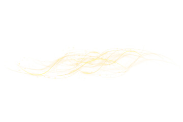Poster - Festive gold stripe. Yellow curl twirl for the holidays. Gold colored curve rope. Vector png twirl, line, curve, rope, stripe design element.