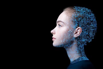 Poster - Generic avatar engaging with a digital environment.
