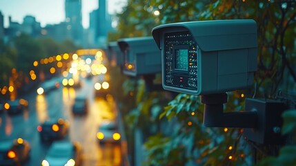 Poster - Demonstration of scalability in urban surveillance technology during evening commute in a city