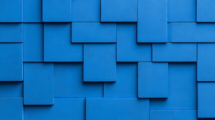 Poster - A captivating abstract background showcasing geometric patterns and a muted blue-green hue.