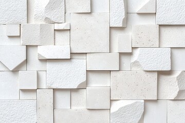 Poster - A design featuring multicolored triangular drawings. Textured floor with triangular patterns.